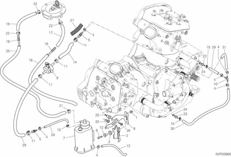 Toutes les pièces pour le Filtre à Cartouche du Ducati Multistrada 1200 ABS USA 2016